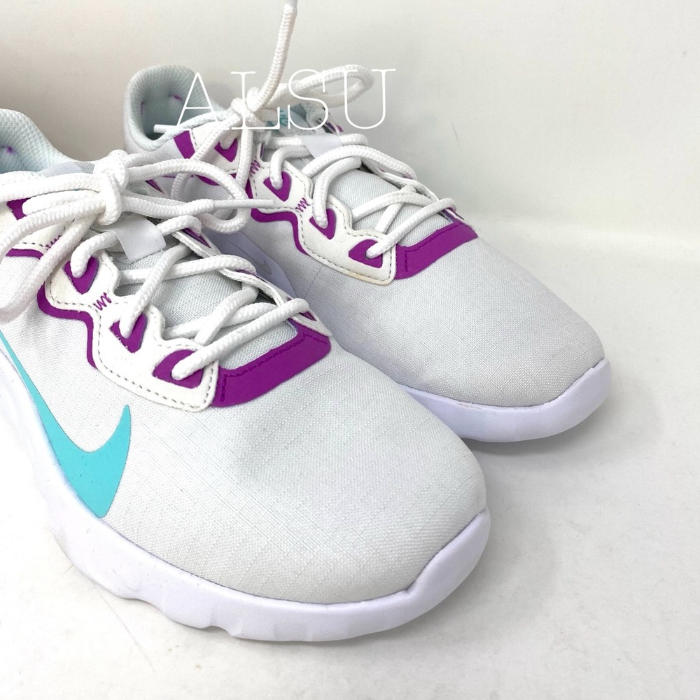 💖MEGA SALE💖Nike Explore Strada White Canvas AUTHENTIC Women's 8.5 CD7091 100 - Picture 4 of 7